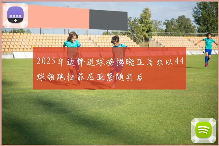 2025年边锋进球榜揭晓亚马尔以44球领跑拉菲尼亚紧随其后